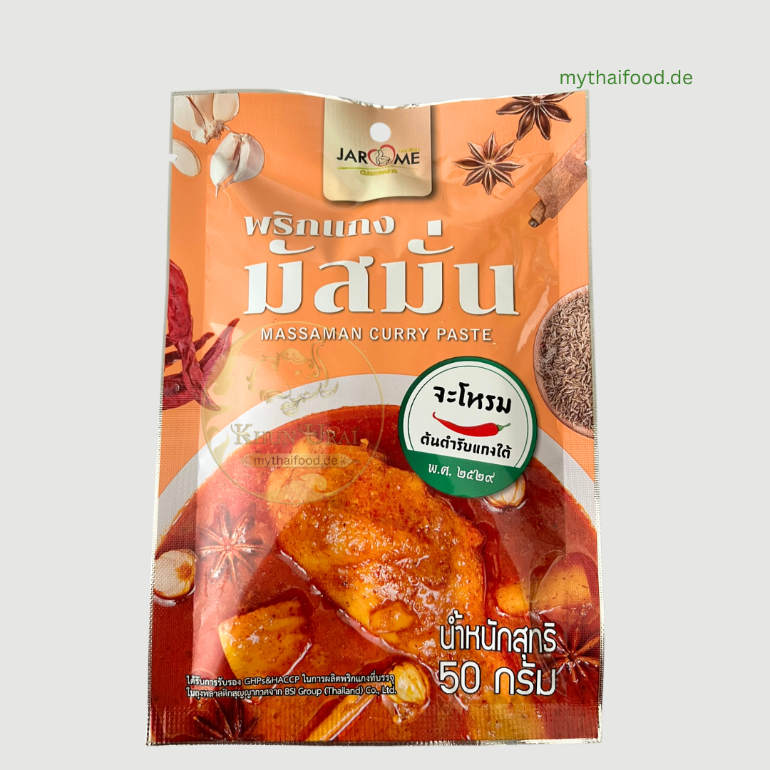 Massaman Curry Paste ( Jarome )/ พริกแกงมัสมัน 50 กรัม