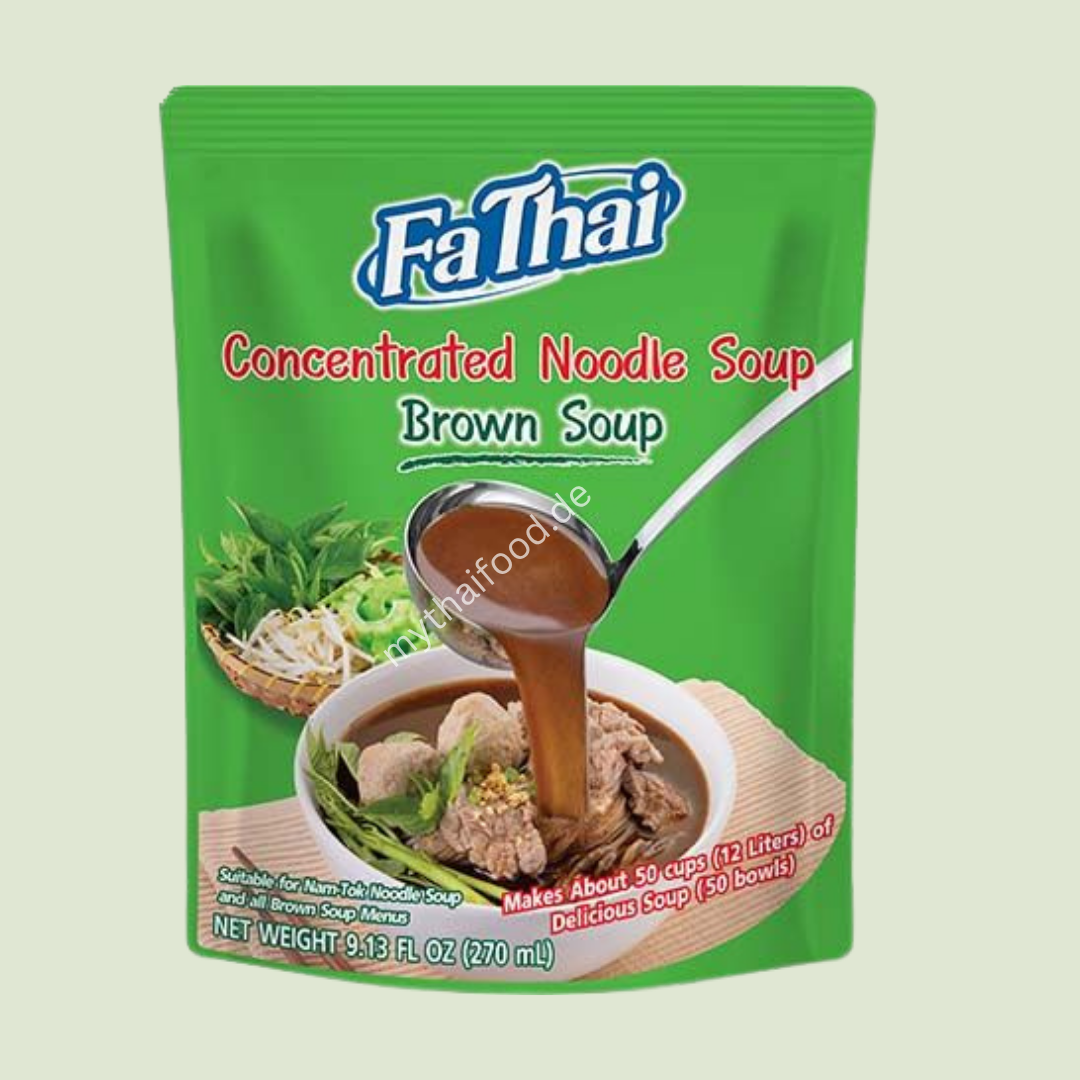 Noodle Soup Concentrate - Brown ( Fah Thai )350g.