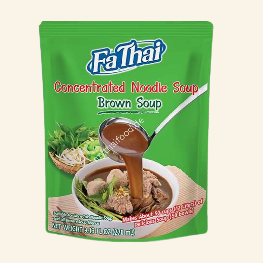 Noodle Soup Concentrate - Brown ( Fah Thai )350g.