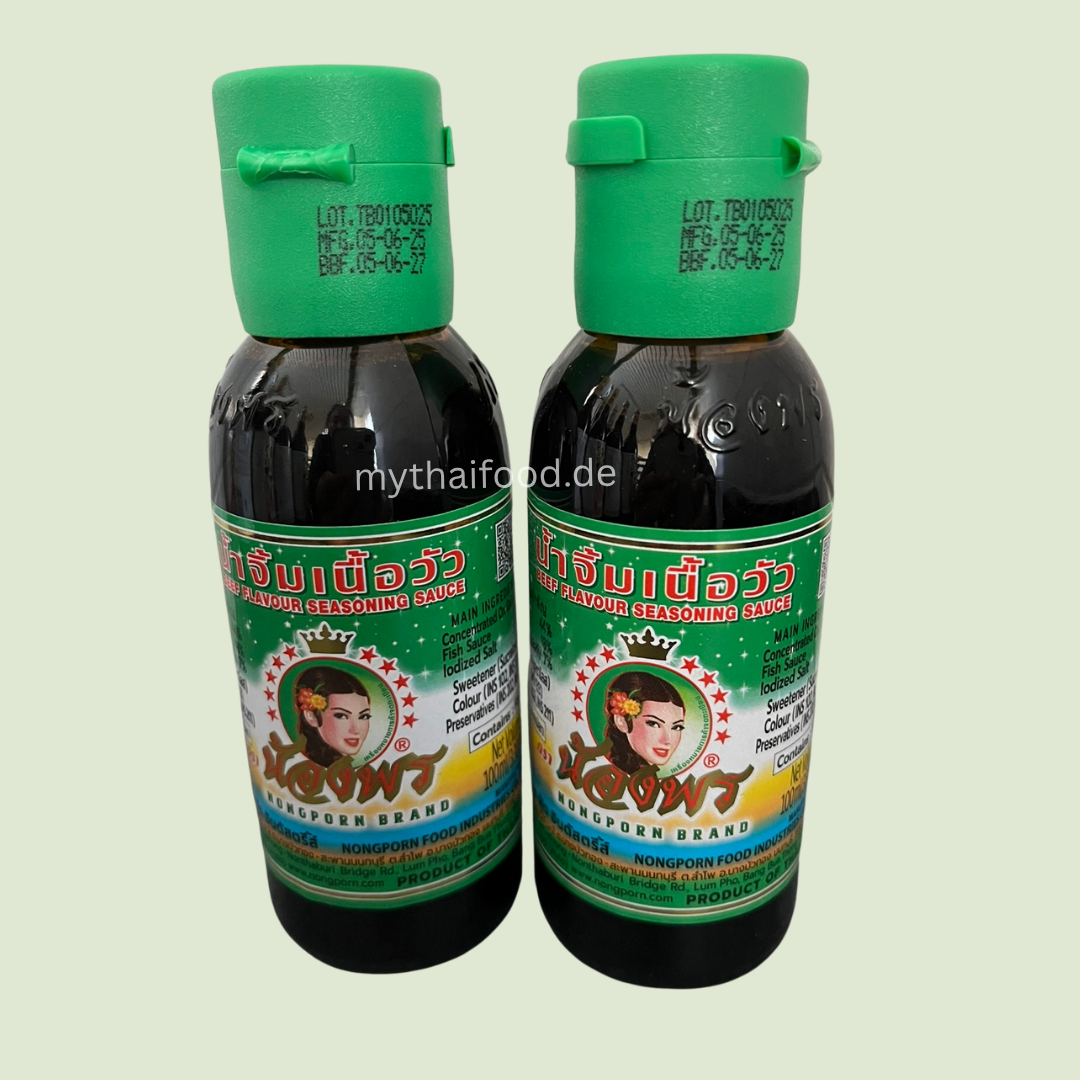Würzsosse mit Rindfleischgeschmack ( Nongporn ) 100ml.