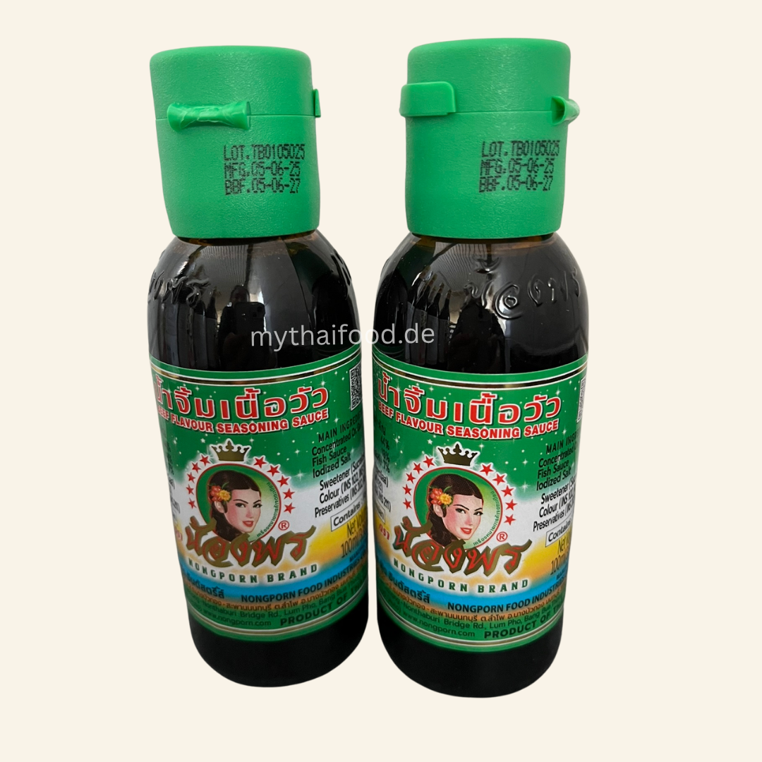 Würzsosse mit Rindfleischgeschmack ( Nongporn ) 100ml.