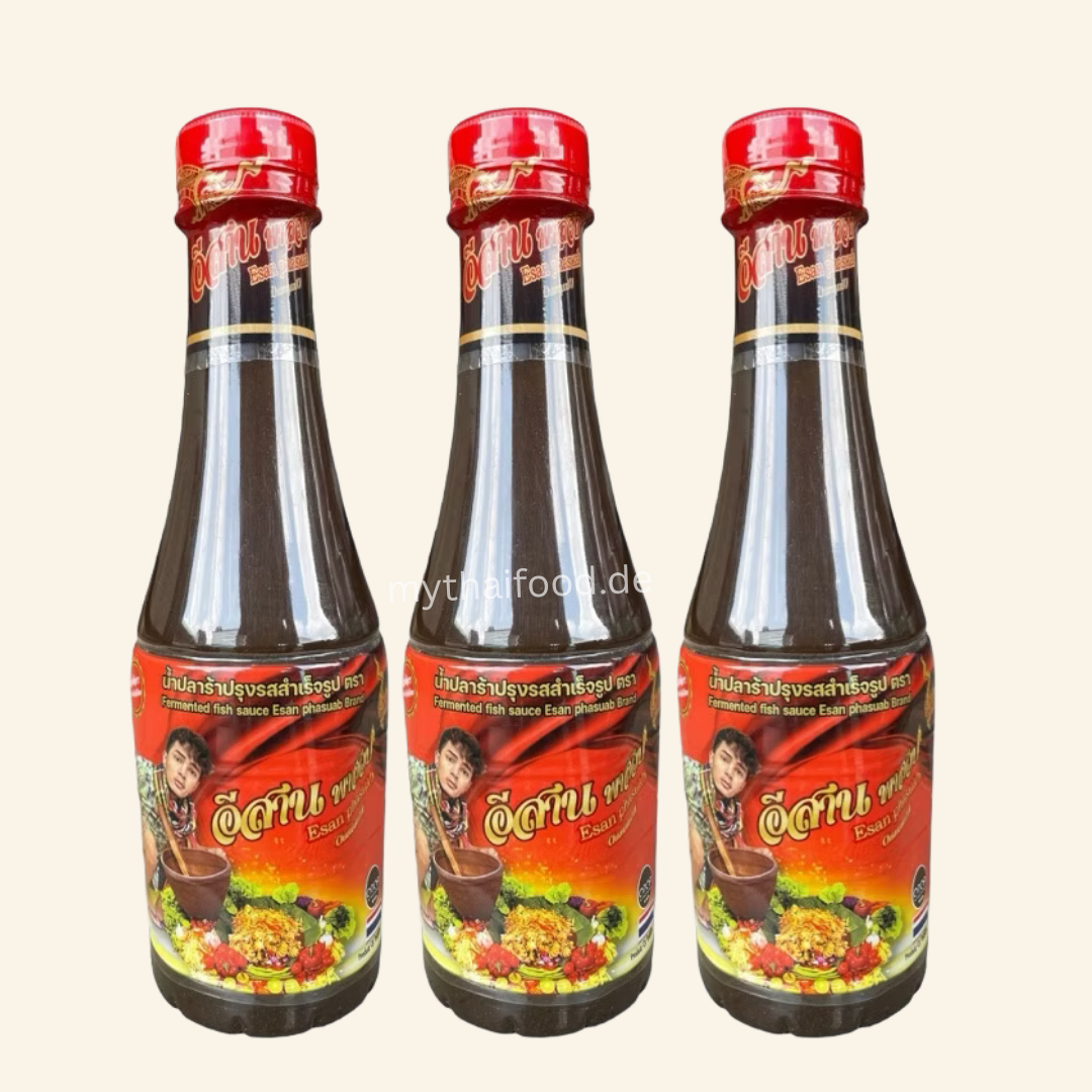 Fermentierter Fisch Soße ( Esan Pasaub ) 350ml.