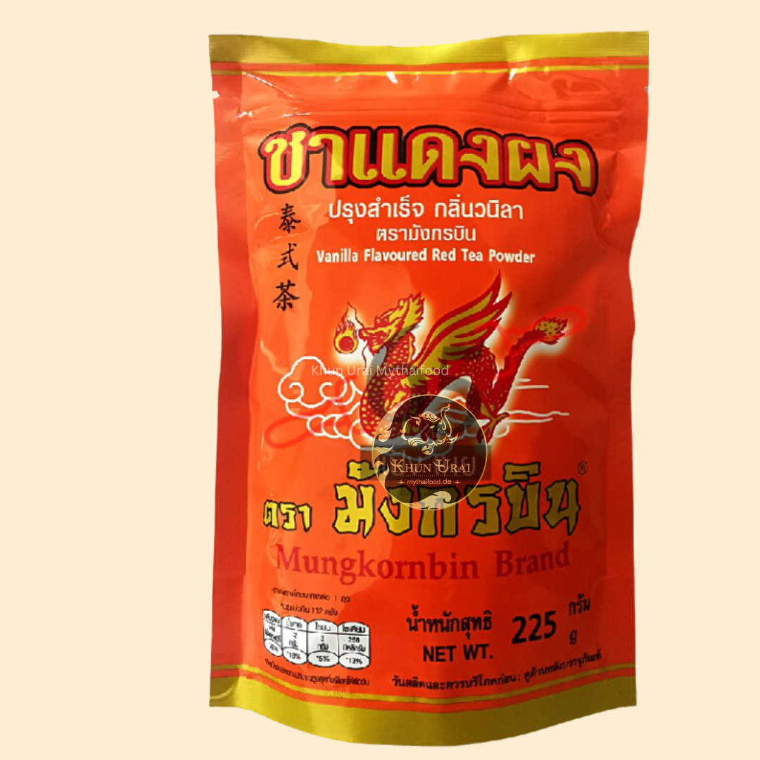 Vanilla Thai Tee ( Mungkornbin )/ชาแดงผงปรุงสำเร็จ 225g.