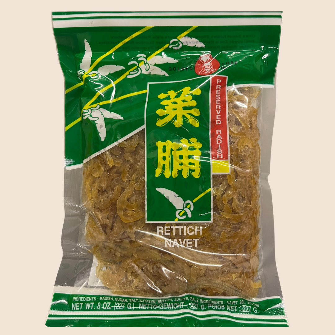 Preserved Salt Radish /หัวไชท้าวเค็มหั่นชิ้น