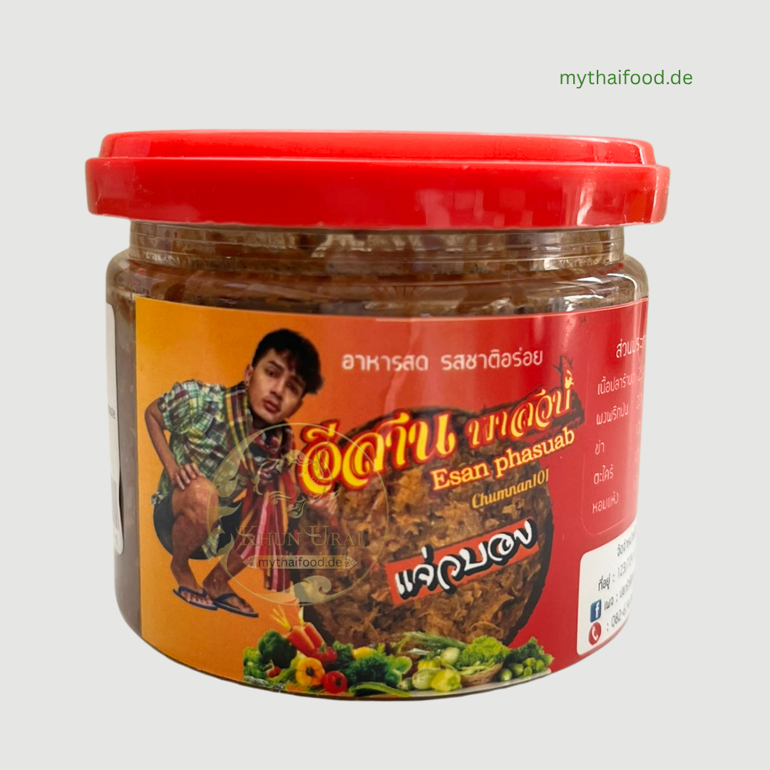 Jeaw Pla Ra Curry Paste (Esan Phasuab-R) 130g / แจ่วบอง