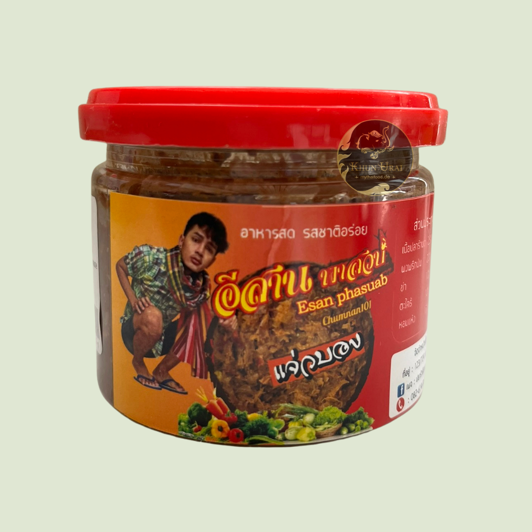 Jeaw Pla Ra Curry Past ( Esan Phasuab-R )130g /แจ่วบอง