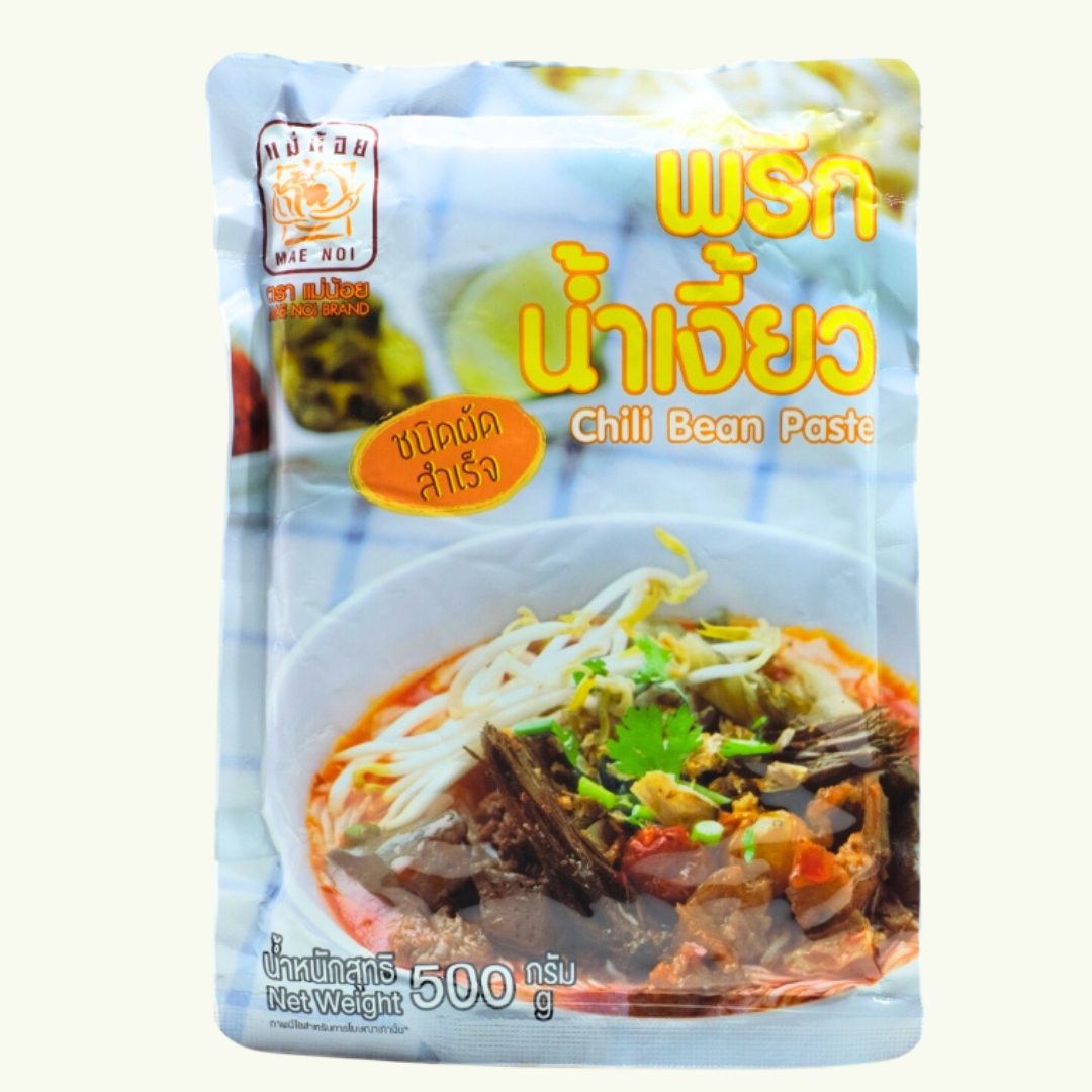 Chilie Bean Paste ( Mea Noi )/พริกแกงน้ำเงี้ยว แม่น้อย 500g.