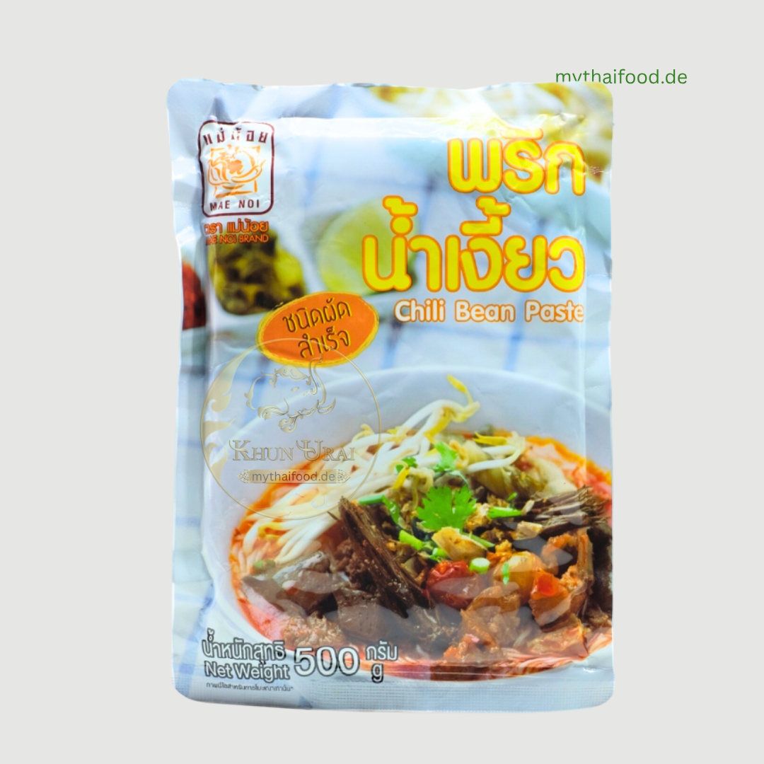 Chilie Bean Paste ( Mea Noi )/พริกแกงน้ำเงี้ยว แม่น้อย 500กรัม.