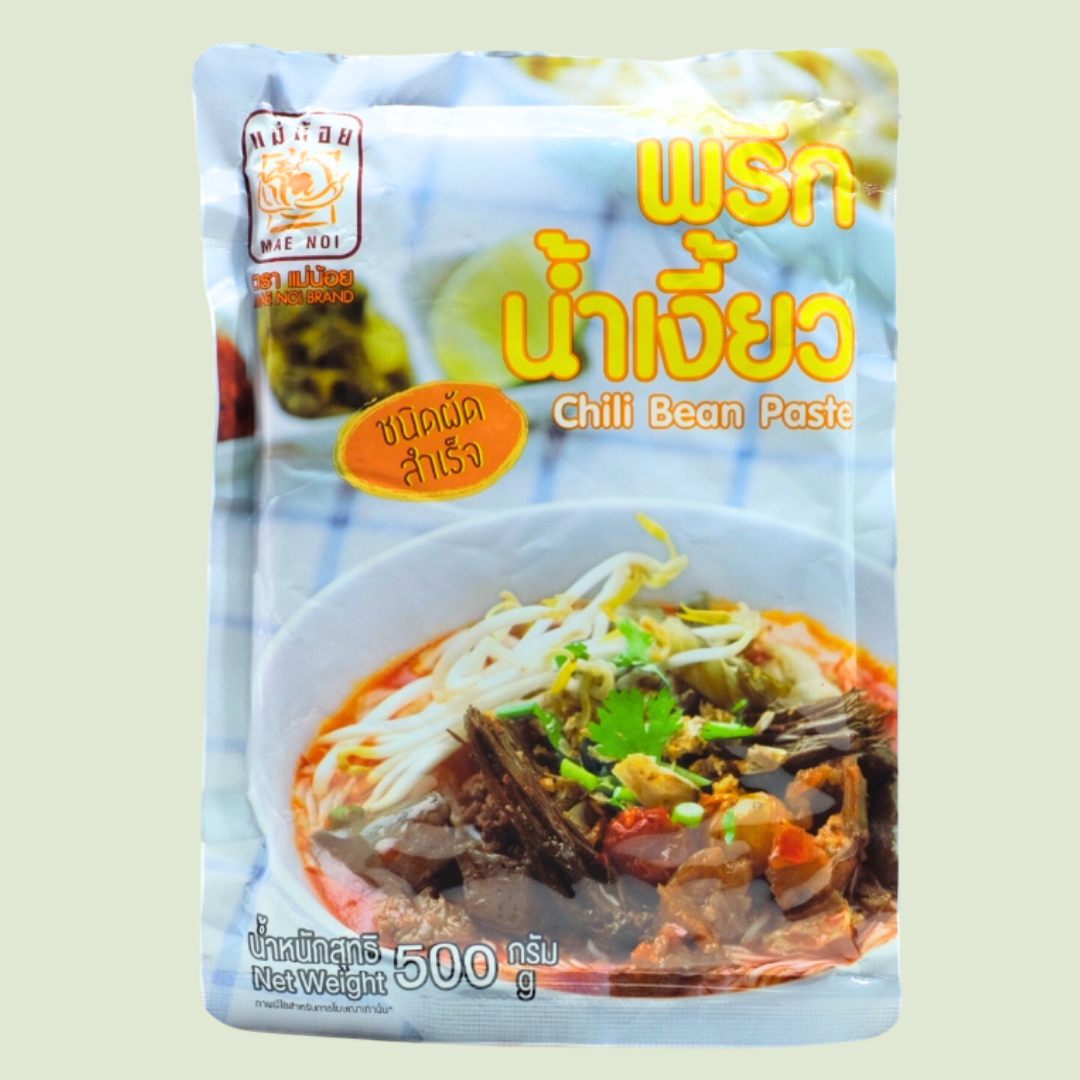 Chilie Bean Paste ( Mea Noi )/พริกแกงน้ำเงี้ยว แม่น้อย 500g.