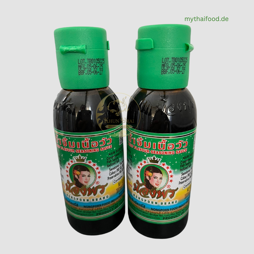 Würzsosse mit Rindfleischgeschmack ( Nongporn ) 100ml.