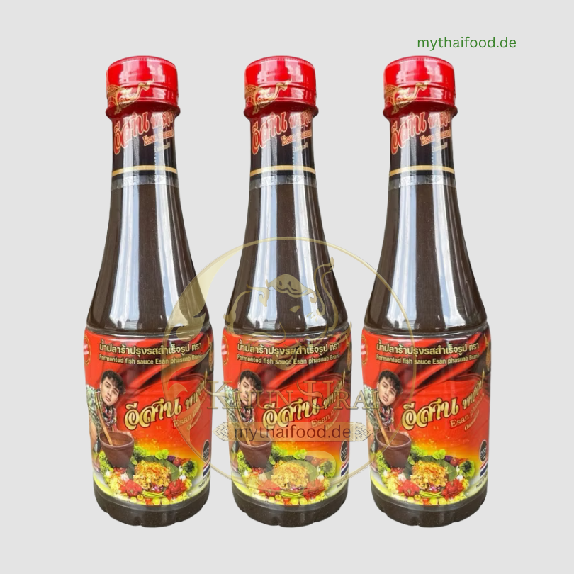 น้ำปลาร้าอีสานพาสวบ 350ml.