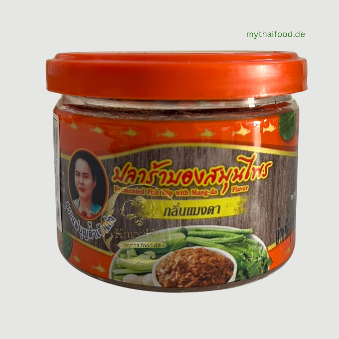 แจ่วบองแมงดา ( แม่บุญล้ำ )140g.