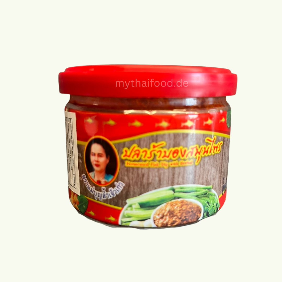 Fermentieter Fischdip mit Kräuter( Mea Boonlum ) / แจ่วบอง 140g.