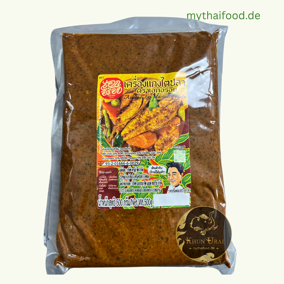 Tai Pla Curry Past ( Ake Aroi ) / พริกแกงไตปลา เอกอร่อย 500g