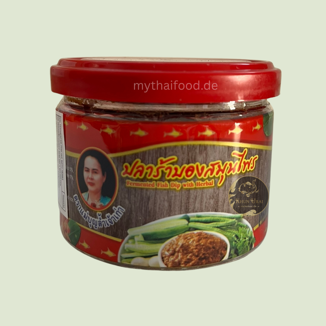 Fermentieter Fischdip mit Kräuter( Mea Boonlum ) / แจ่วบอง 140g.