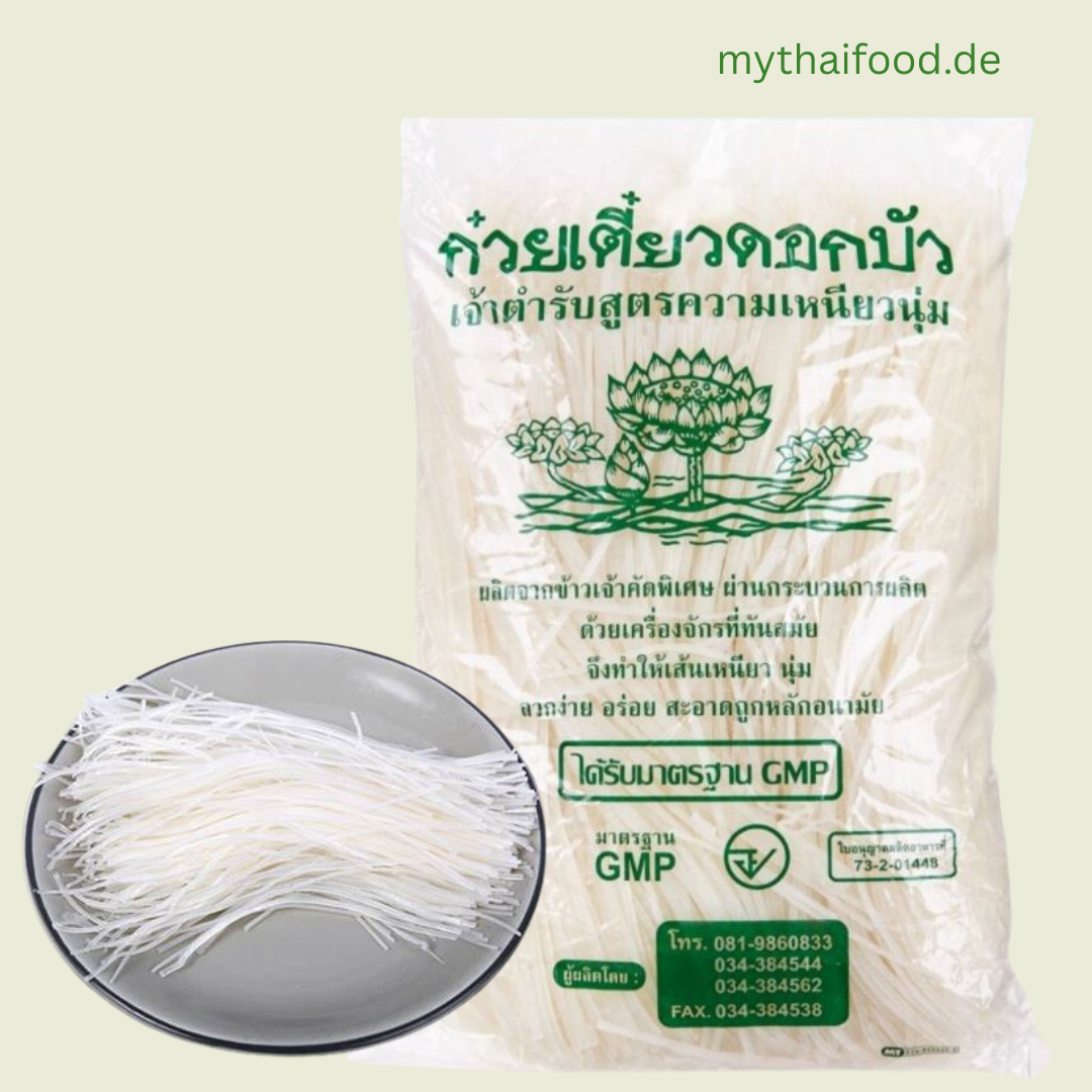 Frischer fine Nudeln ( Lotus )/ เส้นเล็กสด ตราดอกบัว 500g