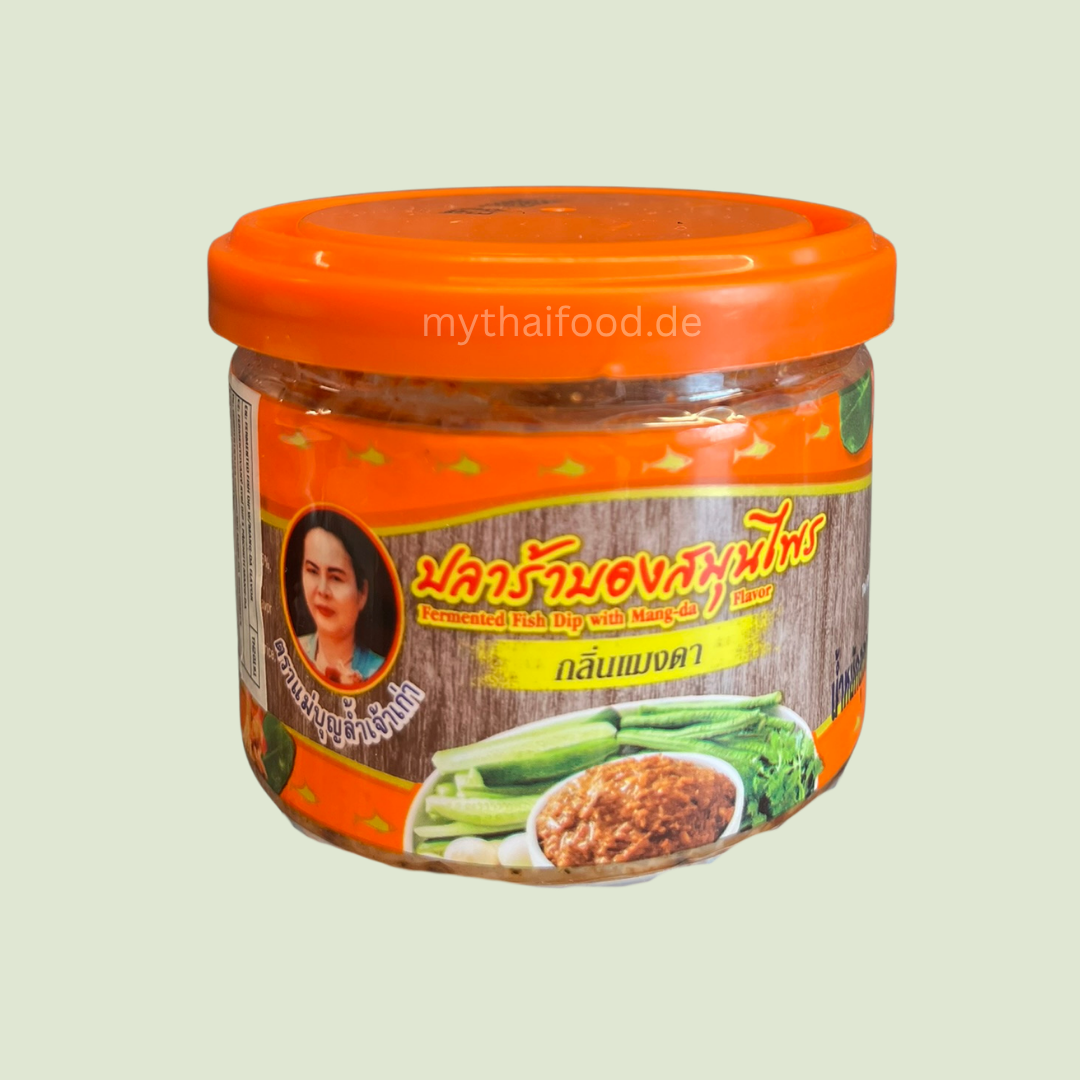 Fermentieter Fischdip mit Kräuter Mang Da ( Mea Boonlum ) / แจ่วบองแมงดา 140g.
