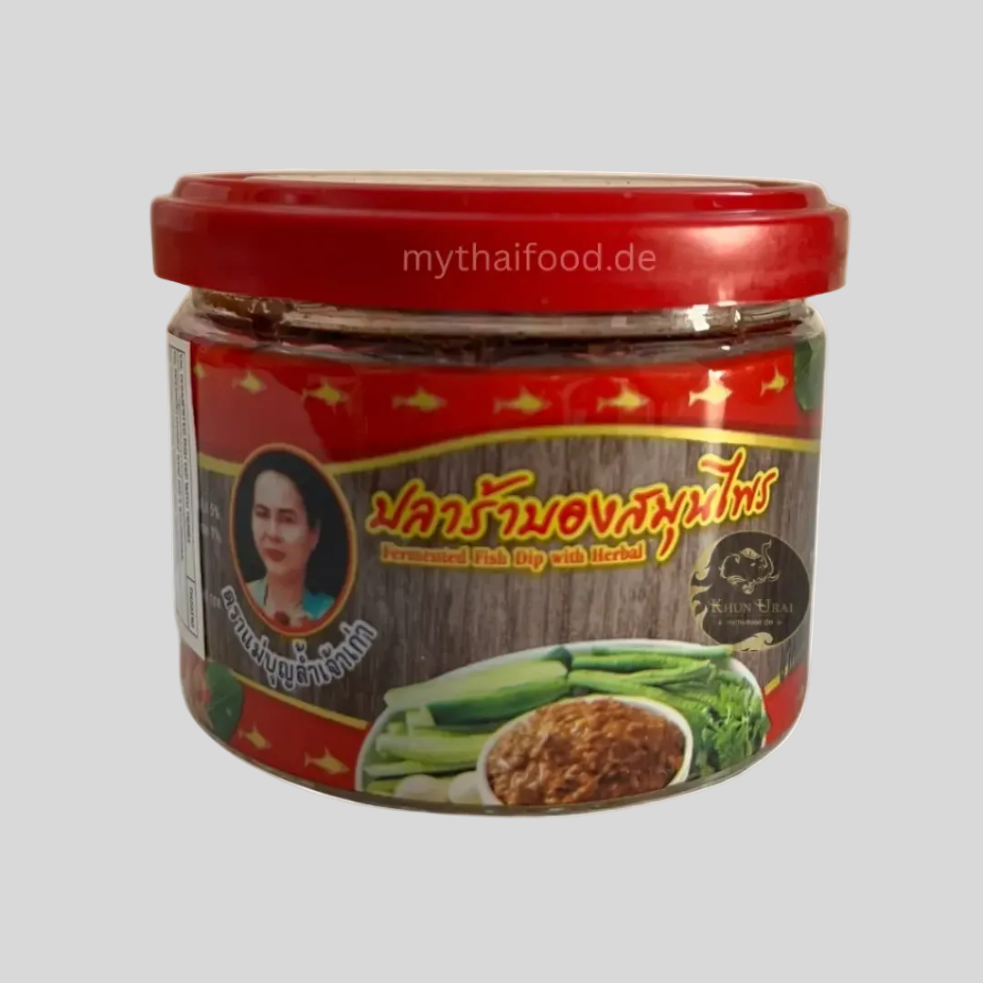 แจ่วบองสมุนไพรผัดสุก ( แม่บุญล้ำ ) 140g