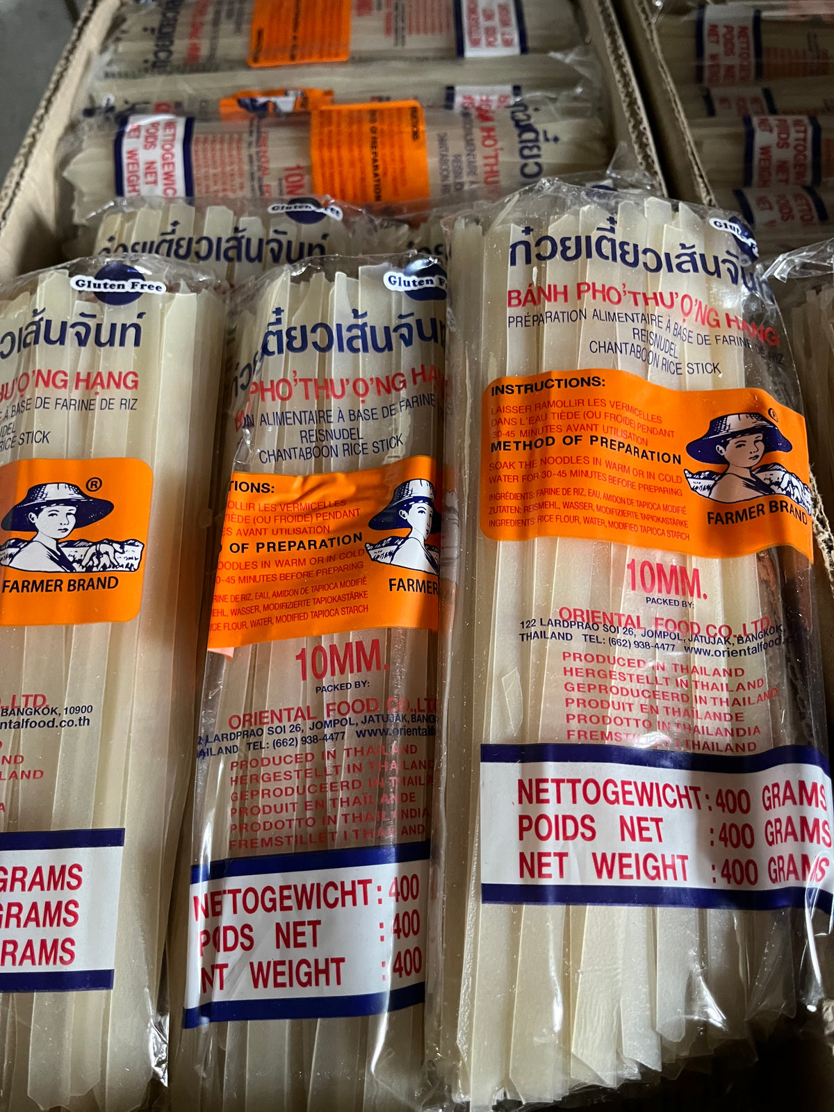 เส้นจันทร์เส้นใหญ่ ตราฟาร์มเมอร์ 10mm ขนาด400g
