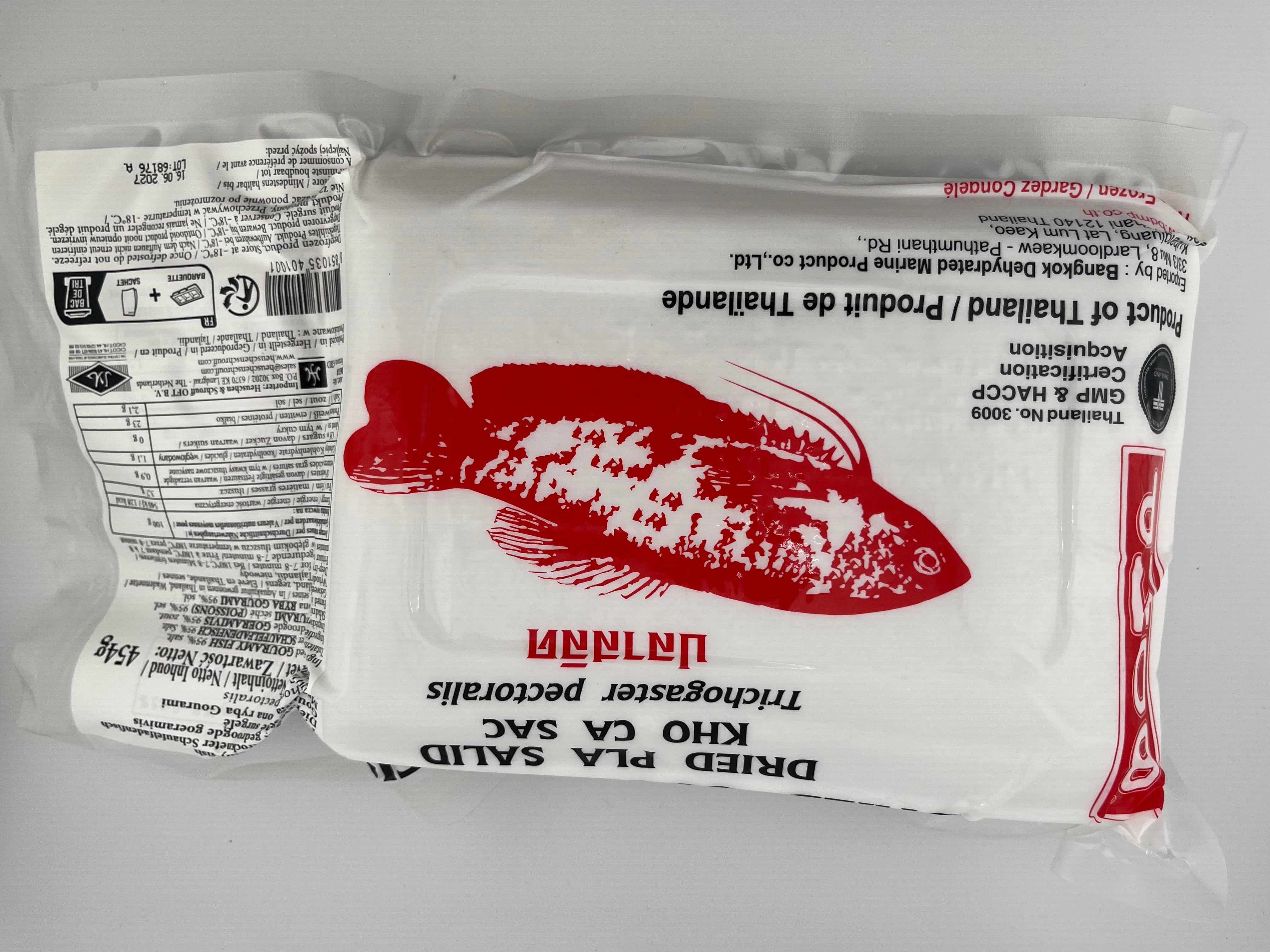 Getrockneter Guramifisch(BDMP)454g/ปลาสลิดไทย