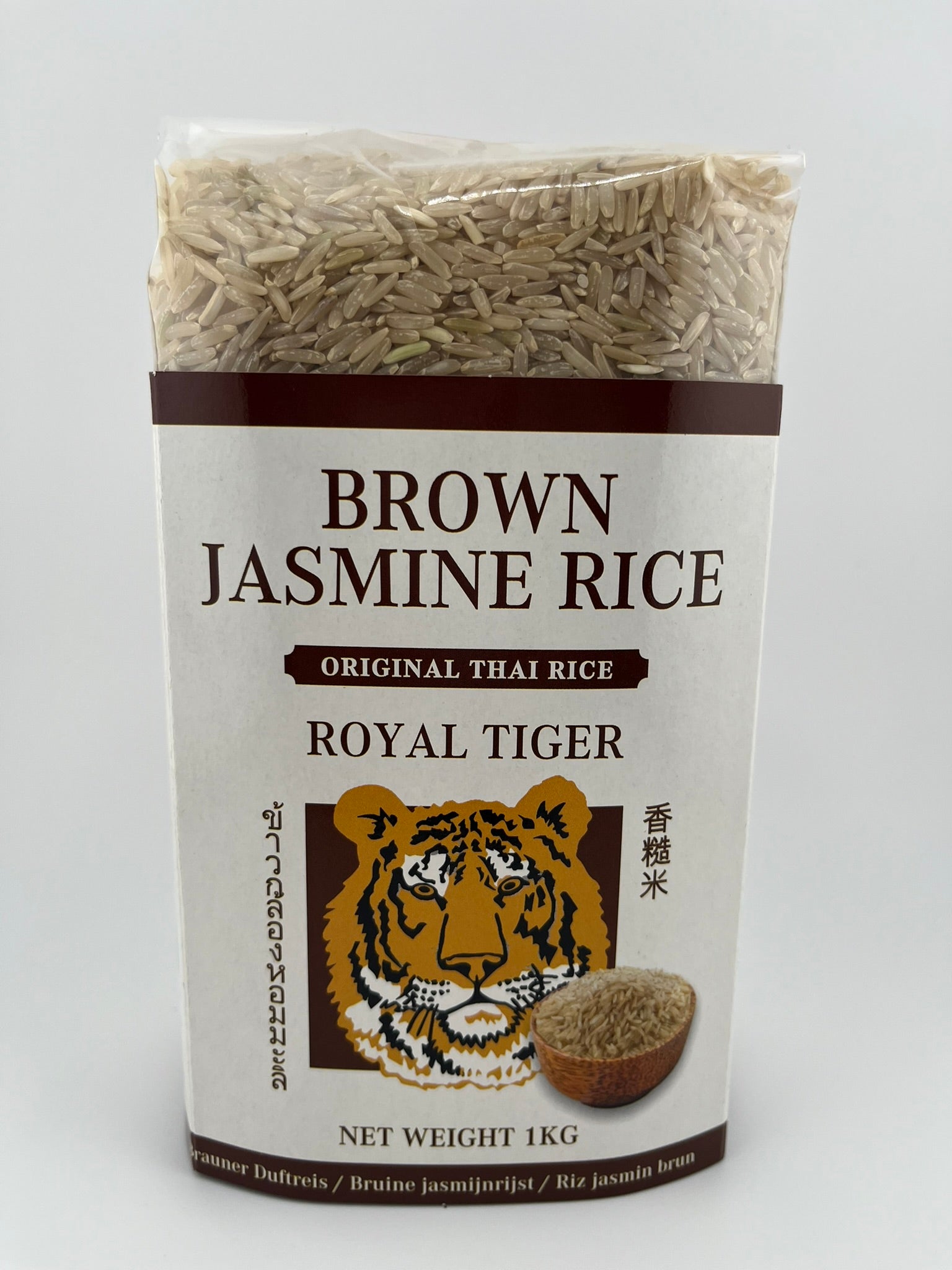 Brauner Duftreis Jasmin Reis( Royal Tiger )1Kg/ข้าวกล้องหอมมะลิ