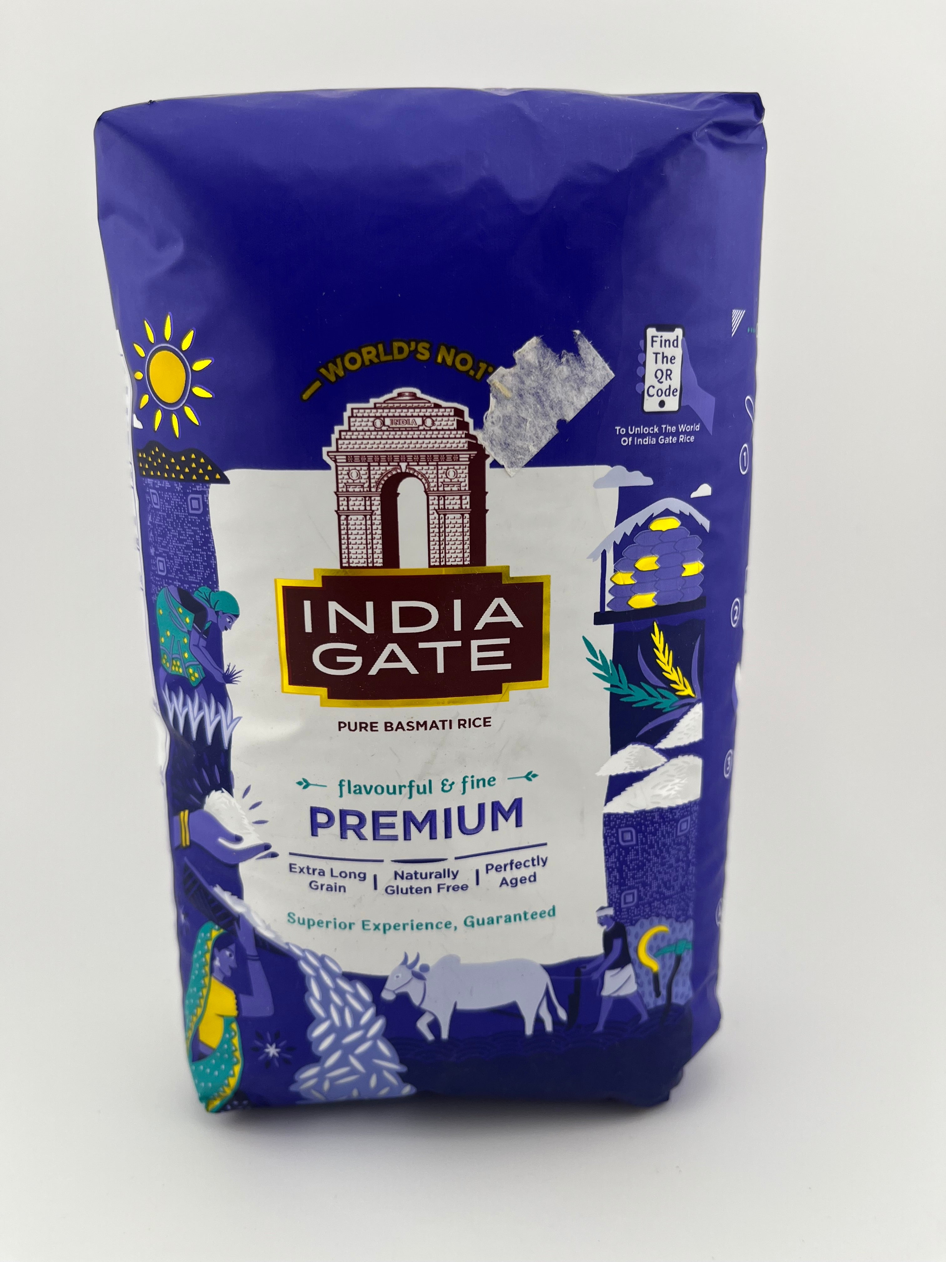 Basmati Reis Premium (India Gate)1Kg/ข้าวอินเดีย
