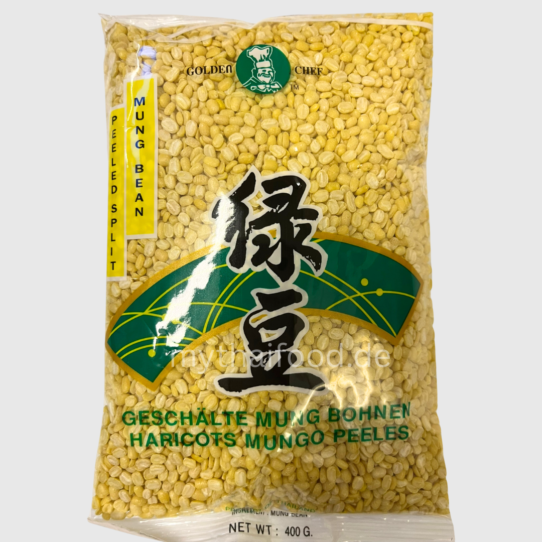 Geschälte Mung Bohnen 400g/เมล็ดถั่วเหลืองแกะ