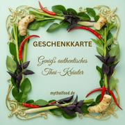 Geschenkkarte – Thai Kräuter Design