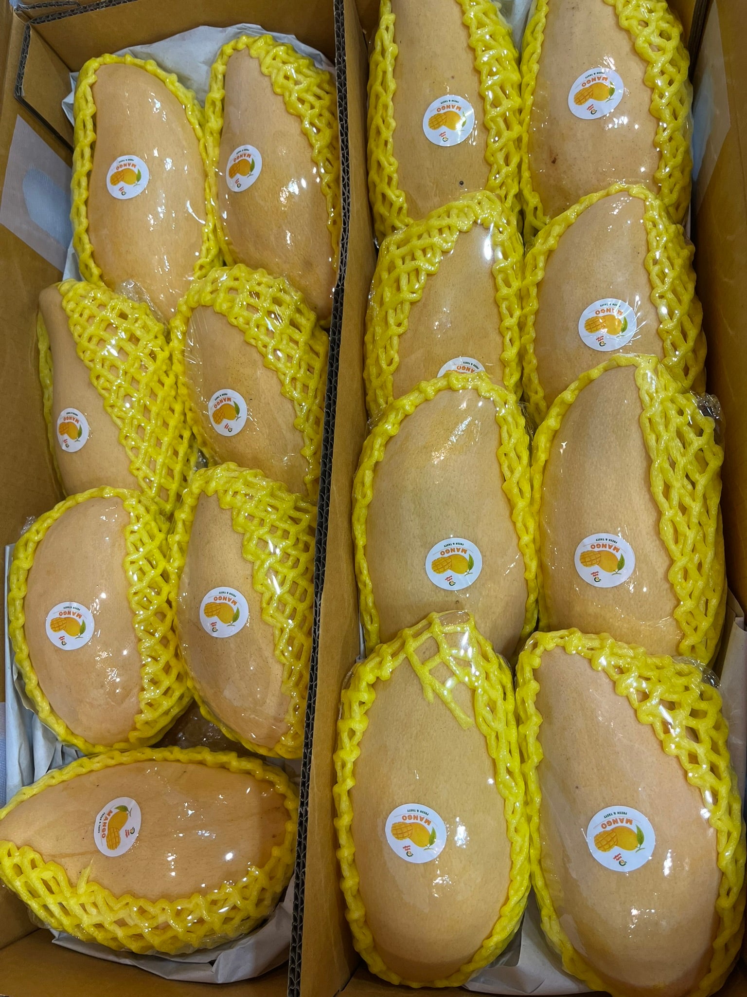 Thai Gelbe Honig Mango/มะม่วงน้ำดอกไม้สุก 300g-350g