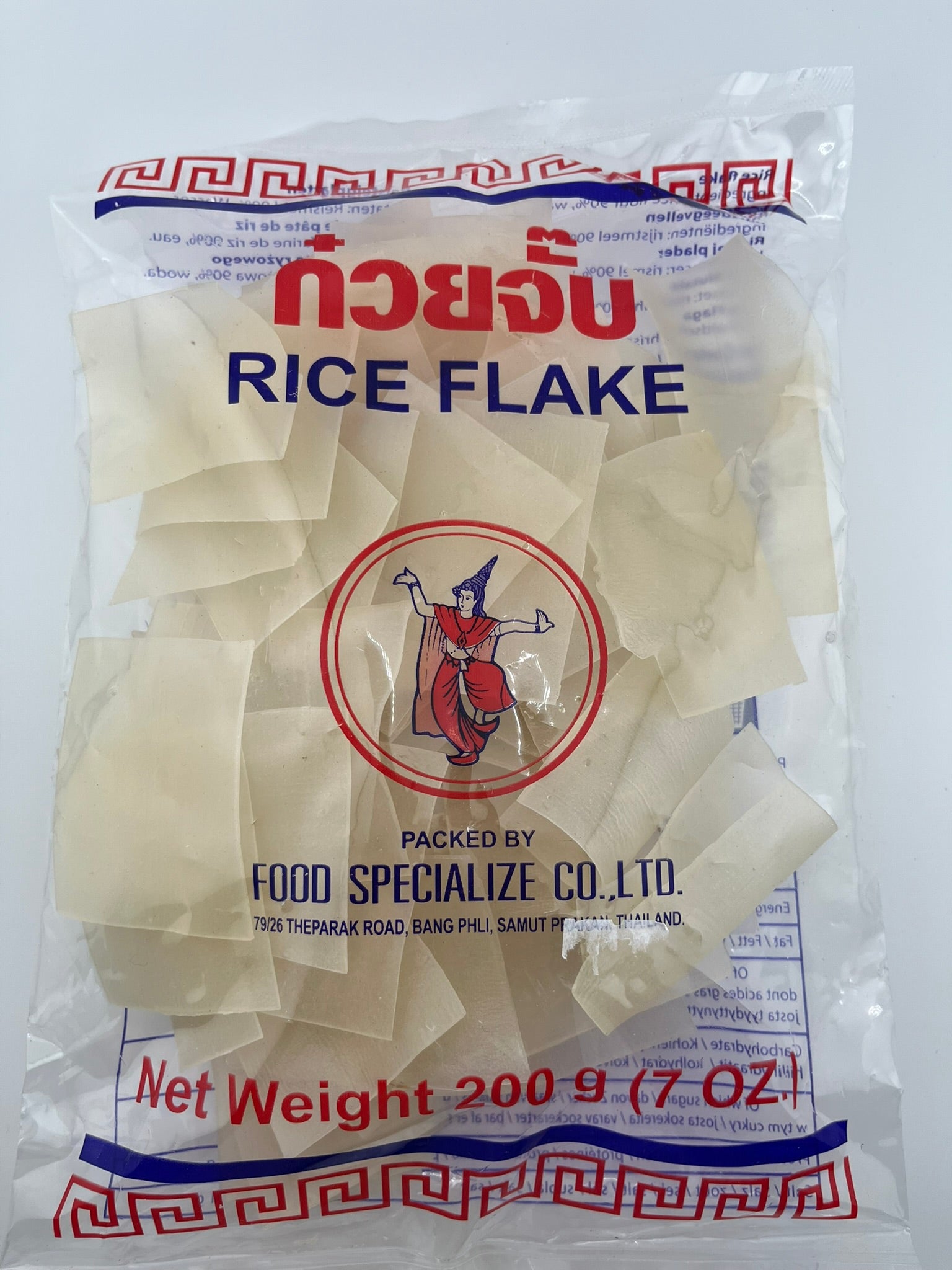Flacher Reis Nuddeln ( Thai Dancer )200g/เส้นก๋วยจั๊บอบแห้ง/ลาดหน้า
