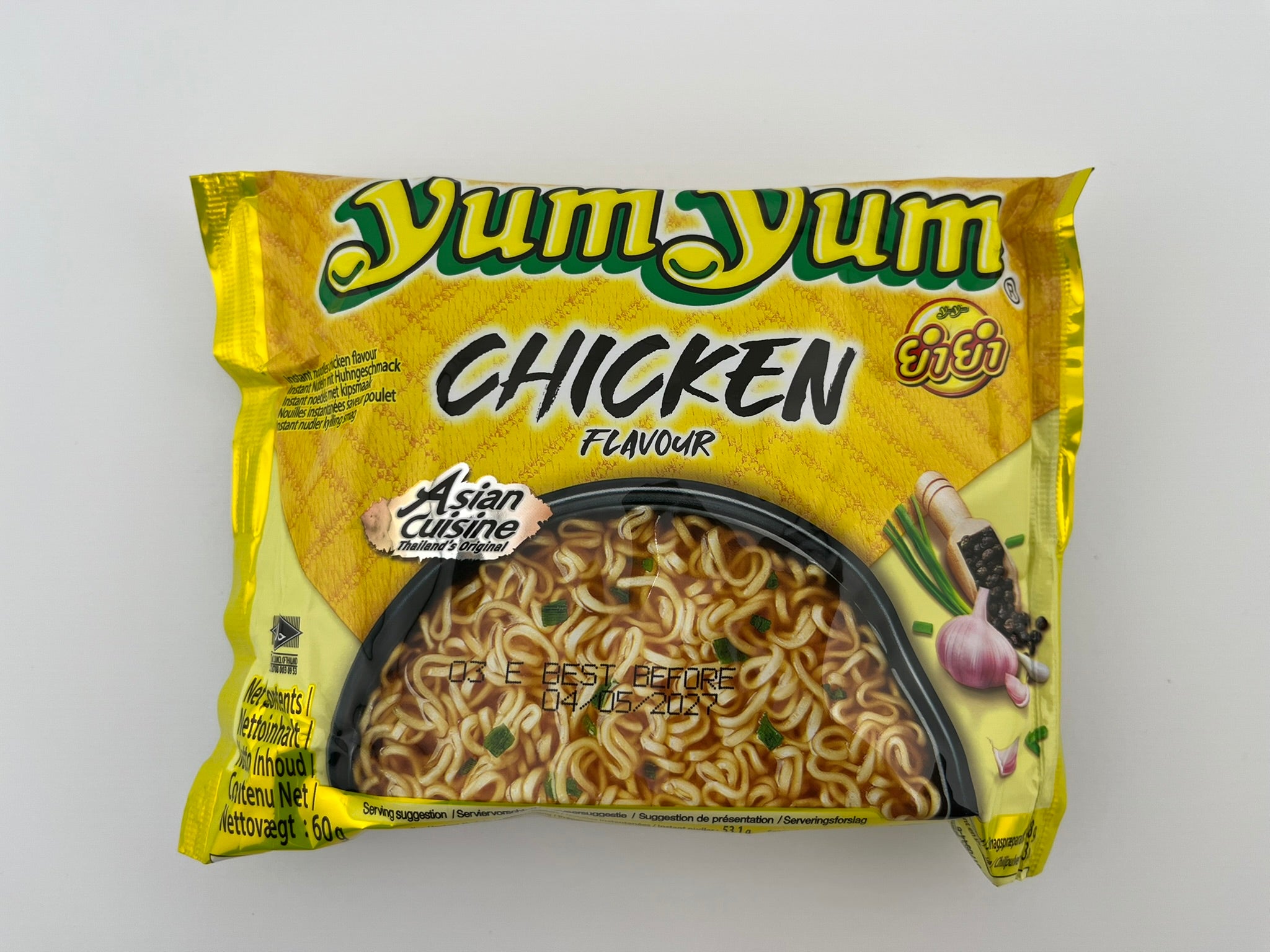 Instant Nudeln Huhn (YumYum)60g/ยำยำบะหมี่สำเร็จรูปรสไก่