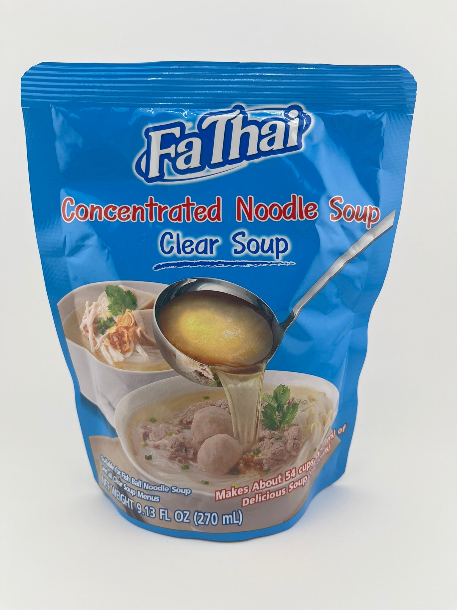 Konzentrat Klare Suppe( Fah Thai )270ml/น้ำซุปก๋วยเตี๋ยวน้ำใสเข้มข้นฟ้าไทย